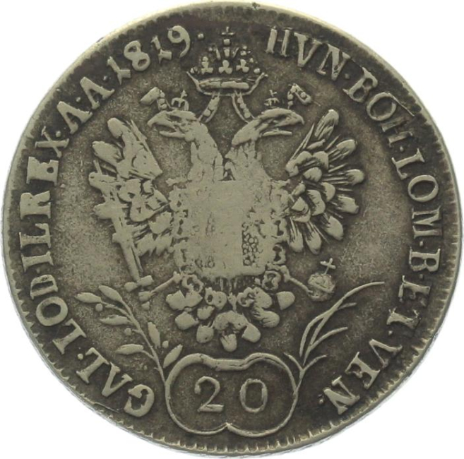 Österreich 20 Kreuzer 1819 A - Franz I.